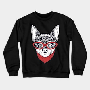 Hand drawn dog Crewneck Sweatshirt